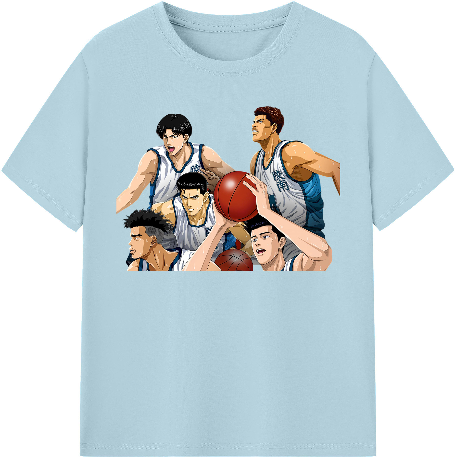 （画像用） SLAM DUNK／スラムダンク 綿100％半袖Tシャツ（フロントプリント）